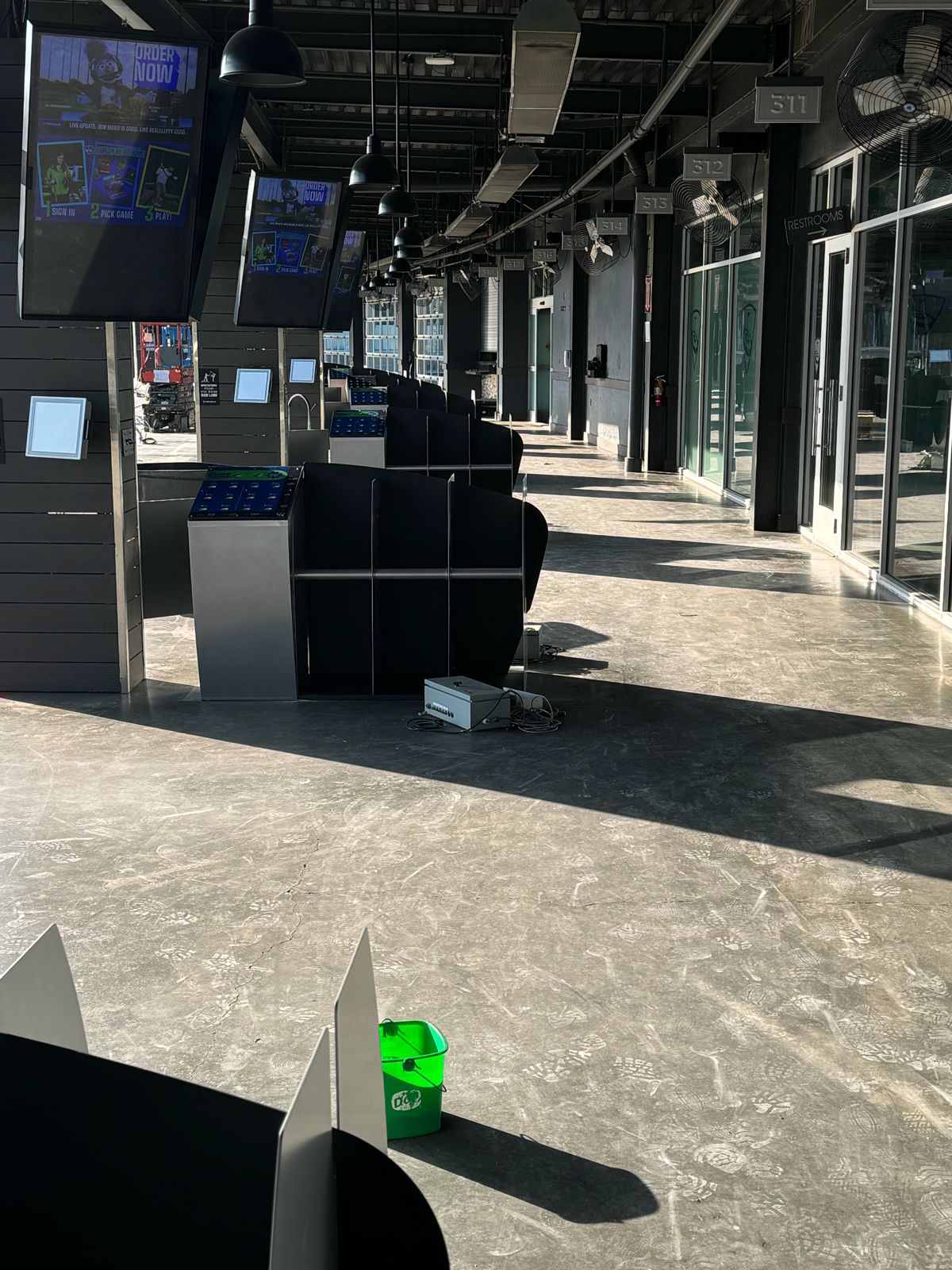 Topgolf Alpharetta renovation during construction, photo 5